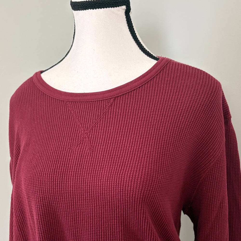 Canyon River Blues Maroon Long Sleeve Top